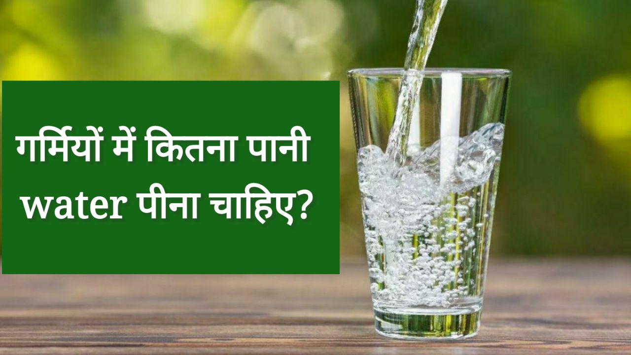 एक स्वस्थ व्यक्ति को गर्मियों में कितना पानी (water) पीना चाहिए? जानिए सही तरीका…