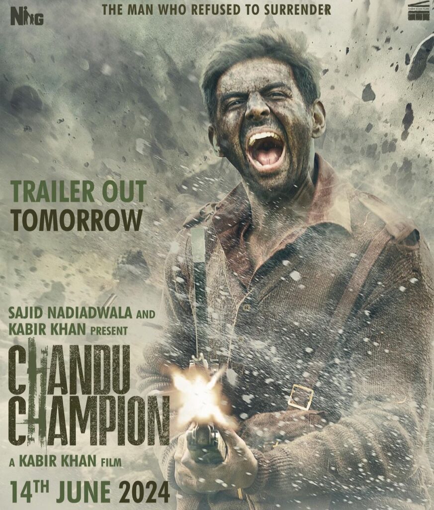 'Chandu Champion' का नया पोस्टर : युद्ध में सैनिक की भूमिका में है ये एक्टर !